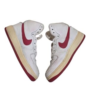 Nike Air Force 1 Mid '07 White/Red Vintage Sneakers